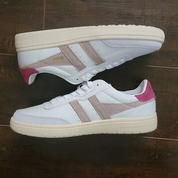 NEW Anthropologie Gola Falcon Sneakers Womens 7 Athleisure Contemporary Preppy - Picture 2 of 8